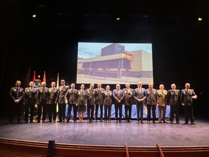 La Policía Nacional de Soria celebra a sus patronos con 14 condecoraciones y el adiós a su comisario