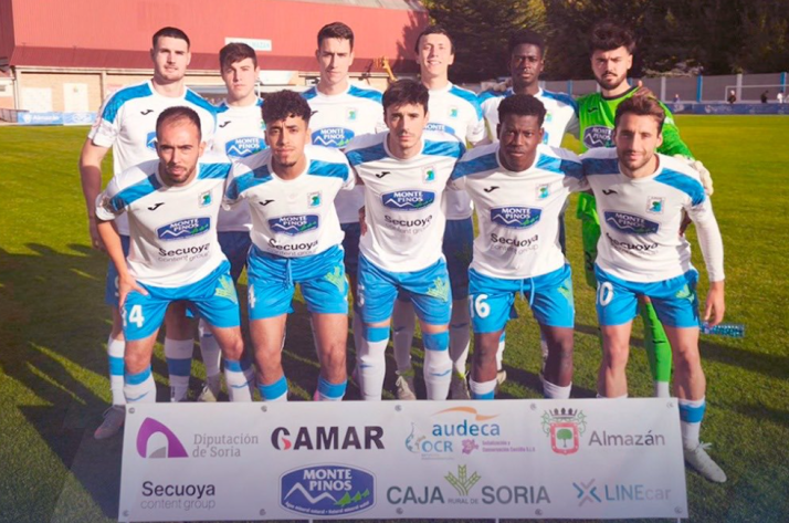 Tercera RFEF: la SD Almazán golea en casa y el Numancia B roba un punto a domicilio