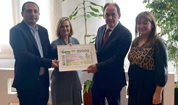 La ONCE y la Diputación de Soria presentan el cupón del Día de las Mujeres Rurales