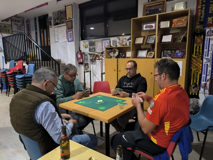 Pedro Llorente y Manuel Lasanta se imponen en el XVII Campeonato de Guiñote de la Peña Barcelonista