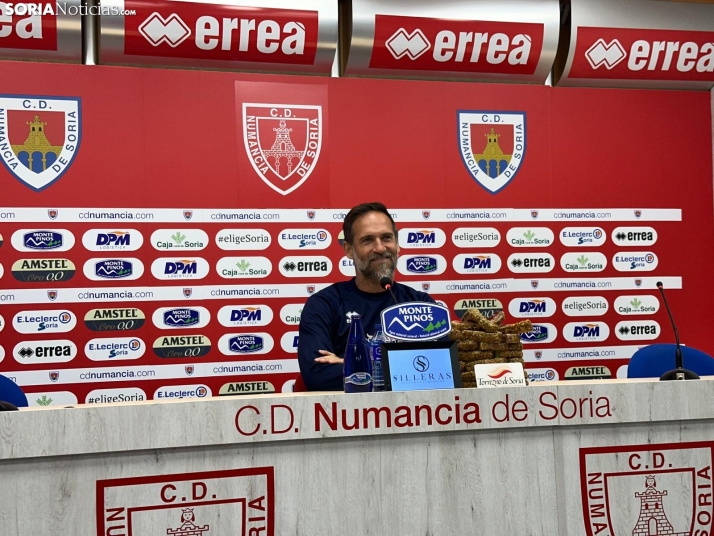 Abel Segovia, crítico con el Numancia: Si queremos estar arriba, no podemos tener 7 puntos de 15