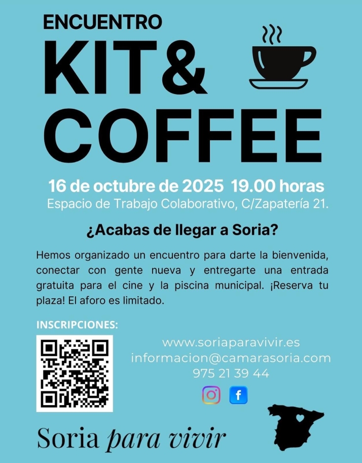El plan para integrar a los nuevos sorianos continúa con un segundo ‘Kit & Coffee’