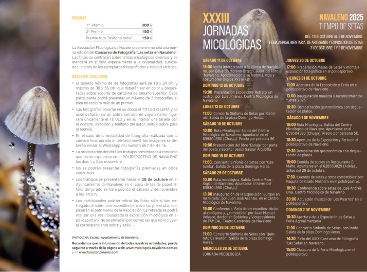 Navaleno rendirá homenaje a su primer presidente micológico en sus jornadas de otoño