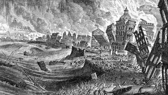 270 años del tsunami y del terremoto de Lisboa que mató a una soriana en misa