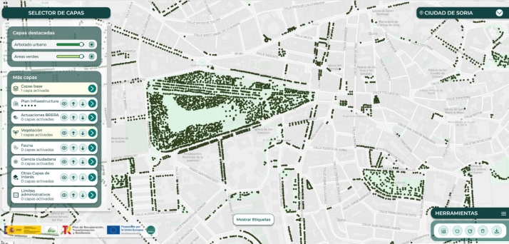 50.000 € para actualizar el observatorio verde Soria 2030