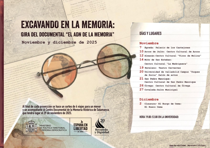 Arcos de Jalón acoge hoy el documental El ADN de la Memoria