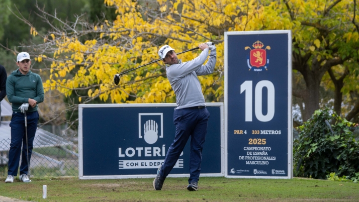 Daniel Berná, lejos de la cabeza en un Campeonato de España de Profesionales marcado por la climatología adversa