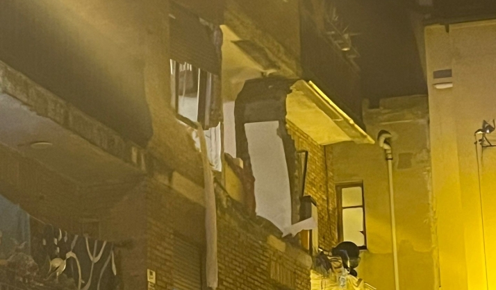 La explosión nocturna que se produjo en Soria empieza a esclarecerse: una estufa de butano y una importante onda expansiva