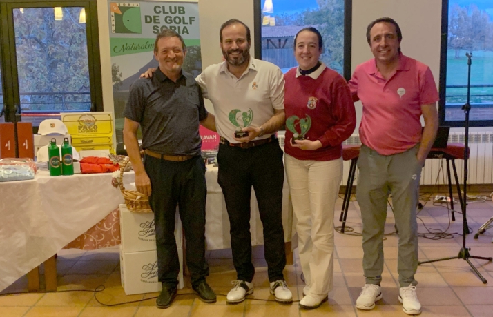 El Team Roca Ribera, ganador del XXIII Torneo Aniversario de Golf Soria