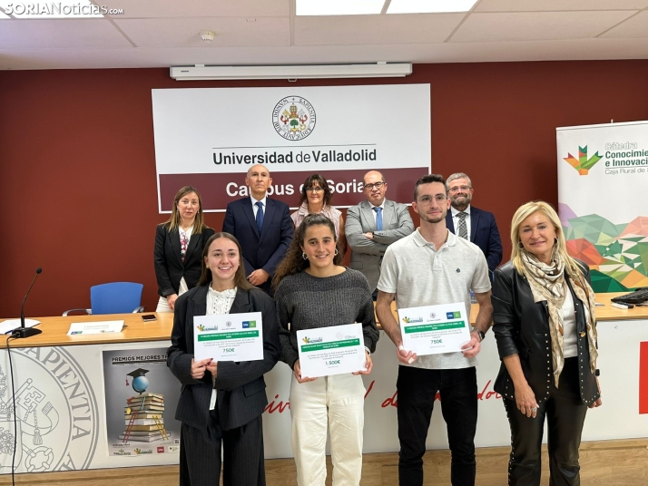 Caja Rural premia a los mejores Trabajos de Fin de Grado de Soria en su octava edición