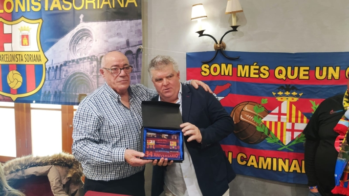 La Peña Barcelonista de Soria celebra su 34 aniversario con 200 comensales