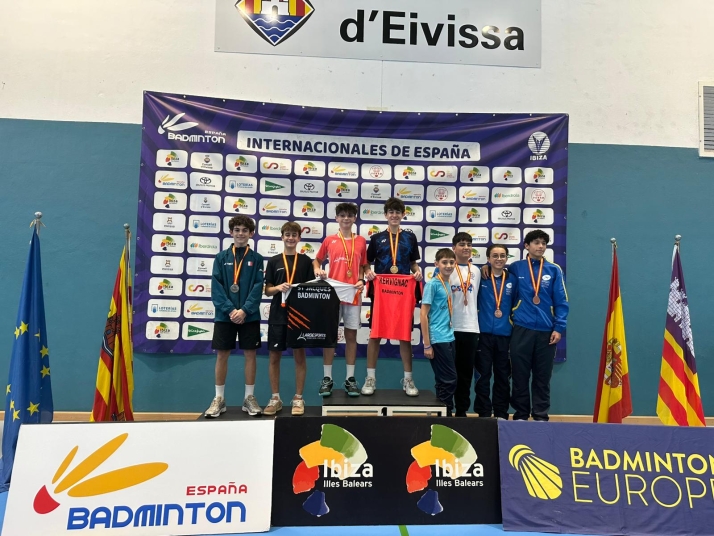 La cantera del bádminton soriano brilla en Ibiza con el bronce internacional de Daniel Marín