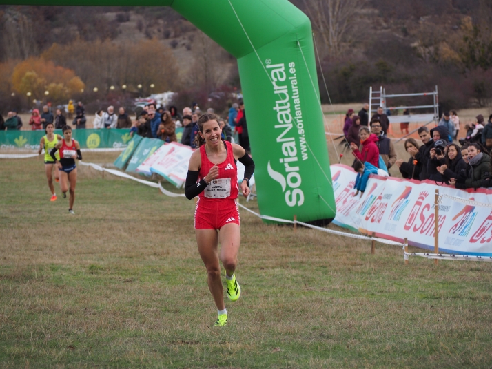 Marta Pérez y Hugo de Miguel, los mejores sorianos en el XXXI Cross Internacional de Soria