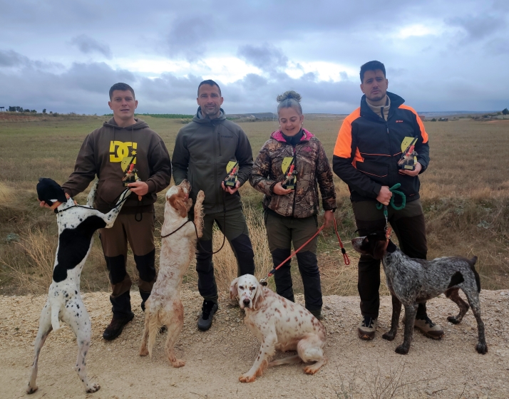 El campeonato de caza en Arenillas, decidido por un minuto de diferencia