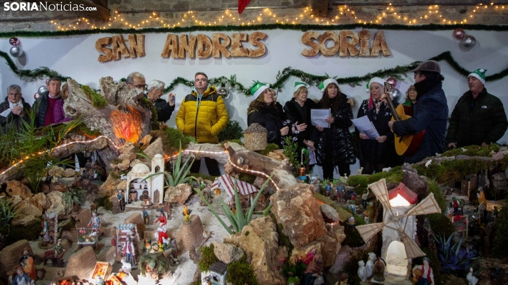 En imágenes: La ruta de los belenes más espectacular de Soria da la bienvenida a la Navidad