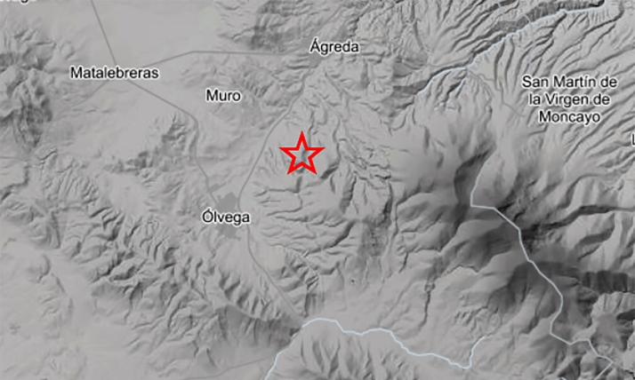 Leve terremoto en Ólvega
