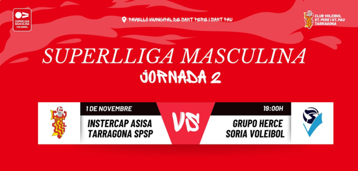 Así ha sido el Tarragona va Grupo Herce la Superliga de voleibol 