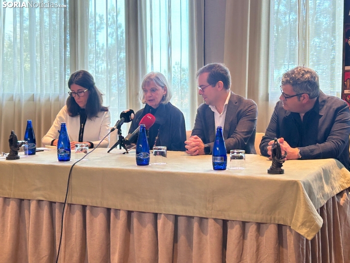 Javier Sierra y Katherine Neville, dos referentes novelísticos internacionales, rendidos ante Soria: Es mágica