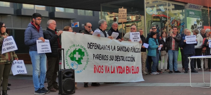 De la radioterapia al Virgen del Mirón: la sanidad soriana se concentra con estas reivindicaciones