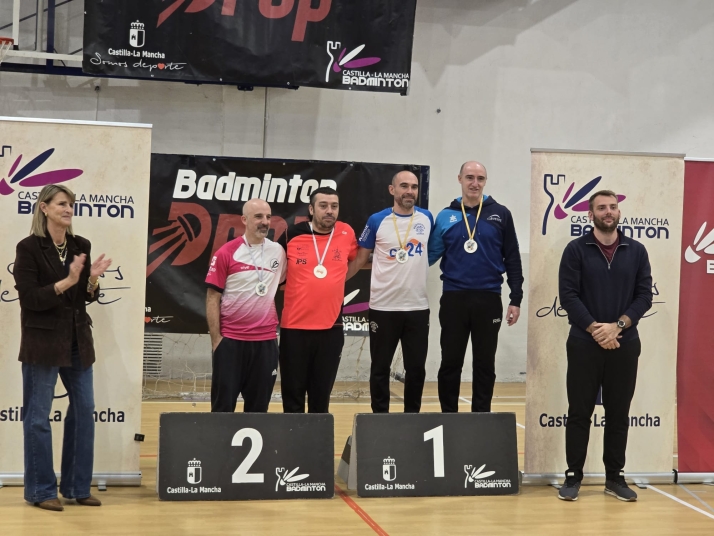 El bádminton soriano cierra el año con cuatro medallas en el Máster Nacional de Toledo