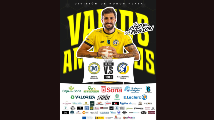 Sigue en directo el Trops Málaga vs BM Soria de División de Honor Plata