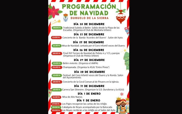 Las asociaciones de Duruelo se vuelcan para ofrecer una Navidad llena de actividades