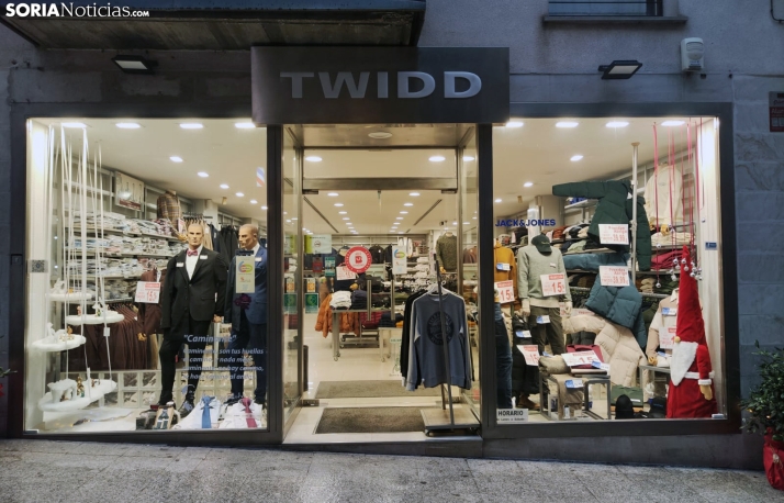 La moda masculina de Twidd se alza con el reconocimiento de la Junta al comercio tradicional de Soria