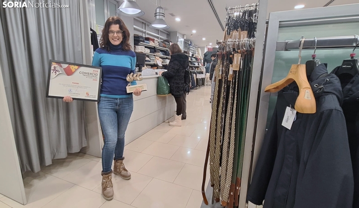 La reflexiva advertencia de una comerciante de Soria tras ganar su premio más importante