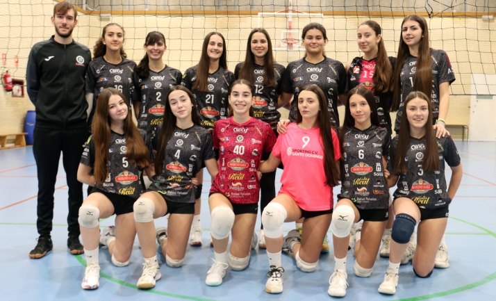 Segunda victoria de las cadetes del Sporting Santo Domingo A como visitantes