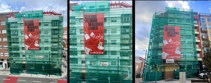 La comunidad de Venerable Palafox 1 progresa en su rehabilitación energética tras integrarse en la Red de Calor de Soria