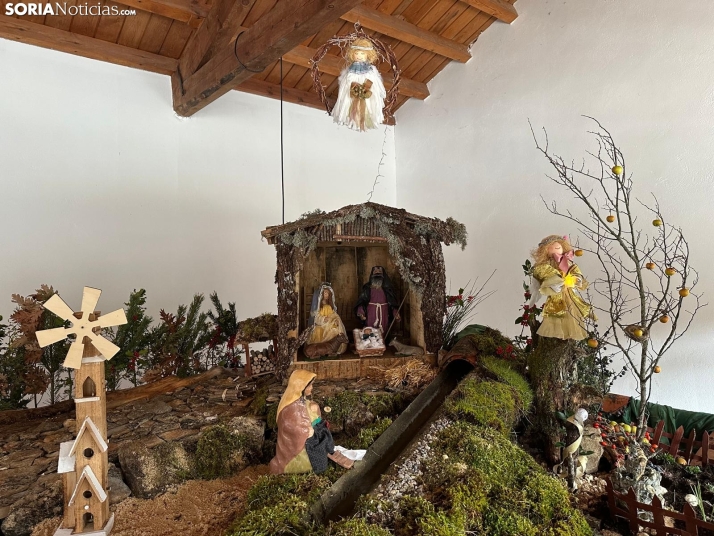 Este pequeño pueblo de Soria estrena un Belén artesanal por sus fiestas de la Virgen de la O
