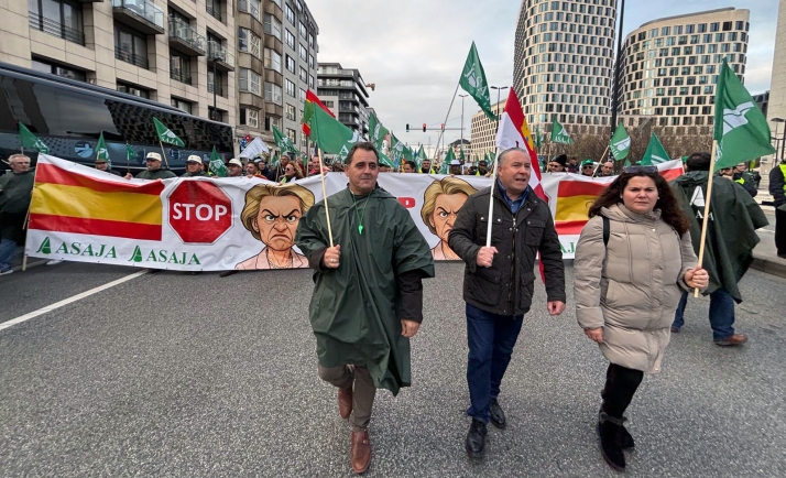 ASAJA Soria celebra la paralización del acuerdo con Mercosur tras las protestas en Bruselas