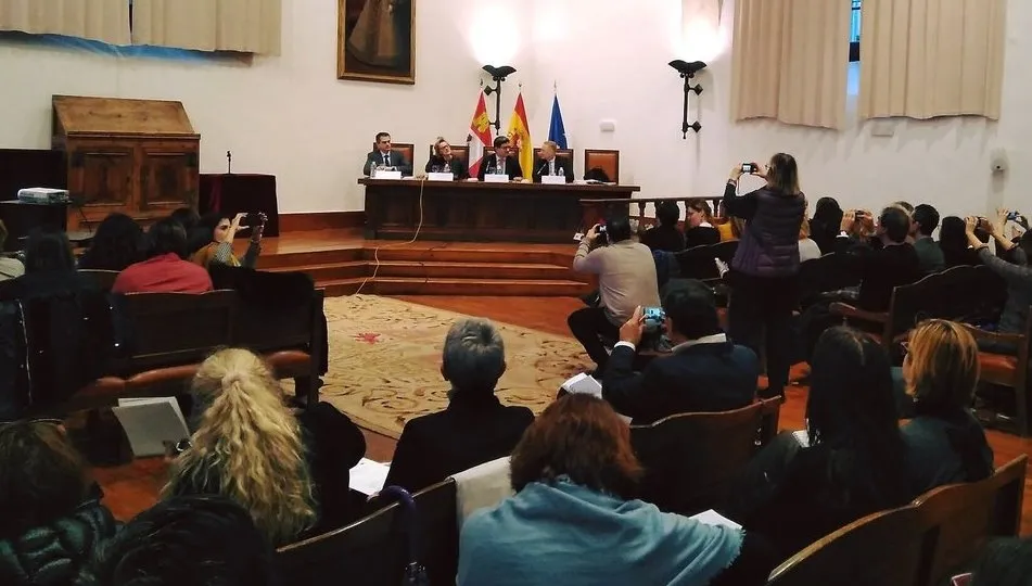 Reunión anual de redes de información europea en España, en el Aula Salinas