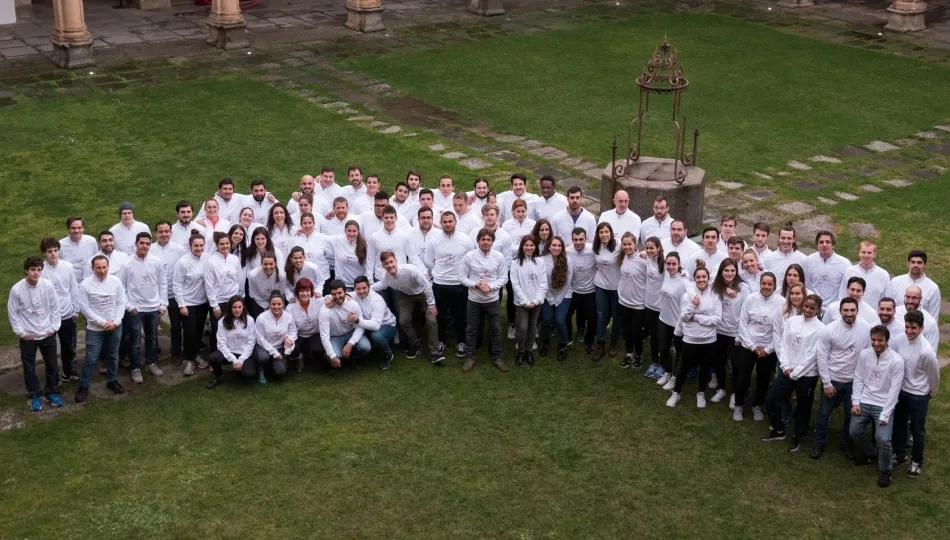 Integrantes del Club Deportivo Universidad de Salamanca en Fonseca