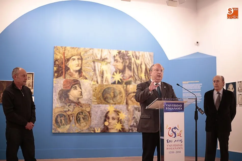 Inauguración de la exposición en la Sala Cielo de Salamanca. Foto Alejandro López