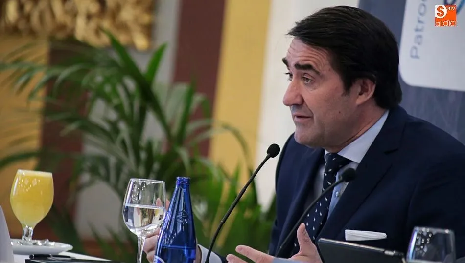 El consejero de Fomento y Medio Ambiente, Juan Carlos Suárez-Quiñones