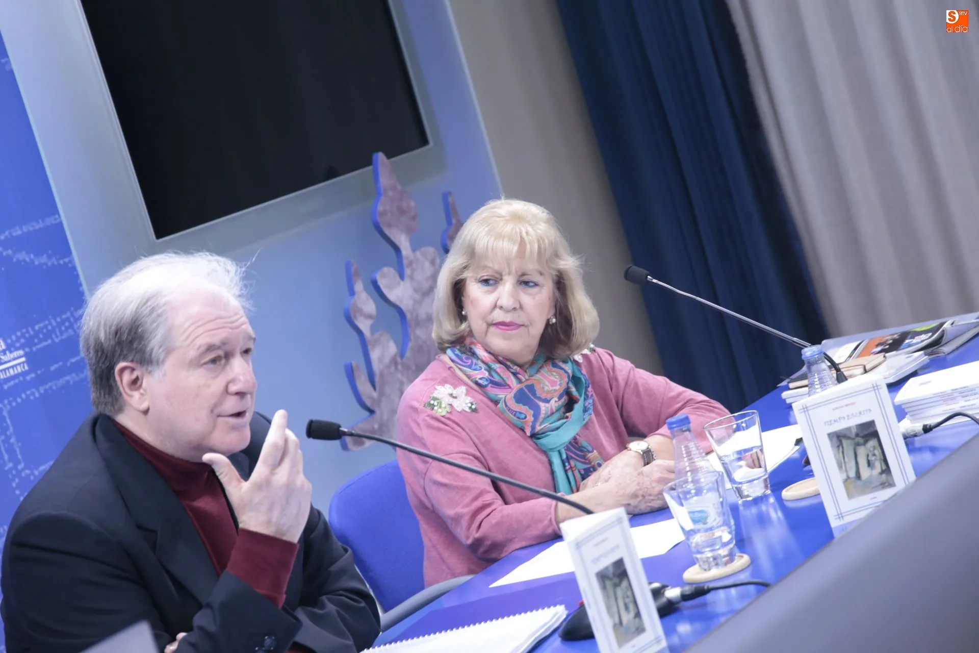 Antonio Merayo en su encuentro literario en la Sala Palabra del Liceo / Foto: Alejandro López