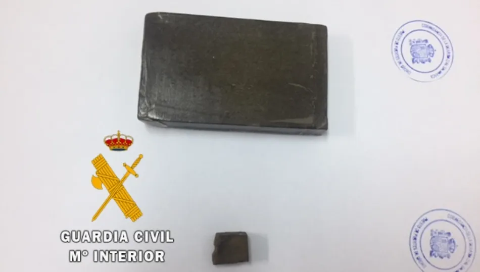 Droga intervenida por la Guardia Civil en este arresto