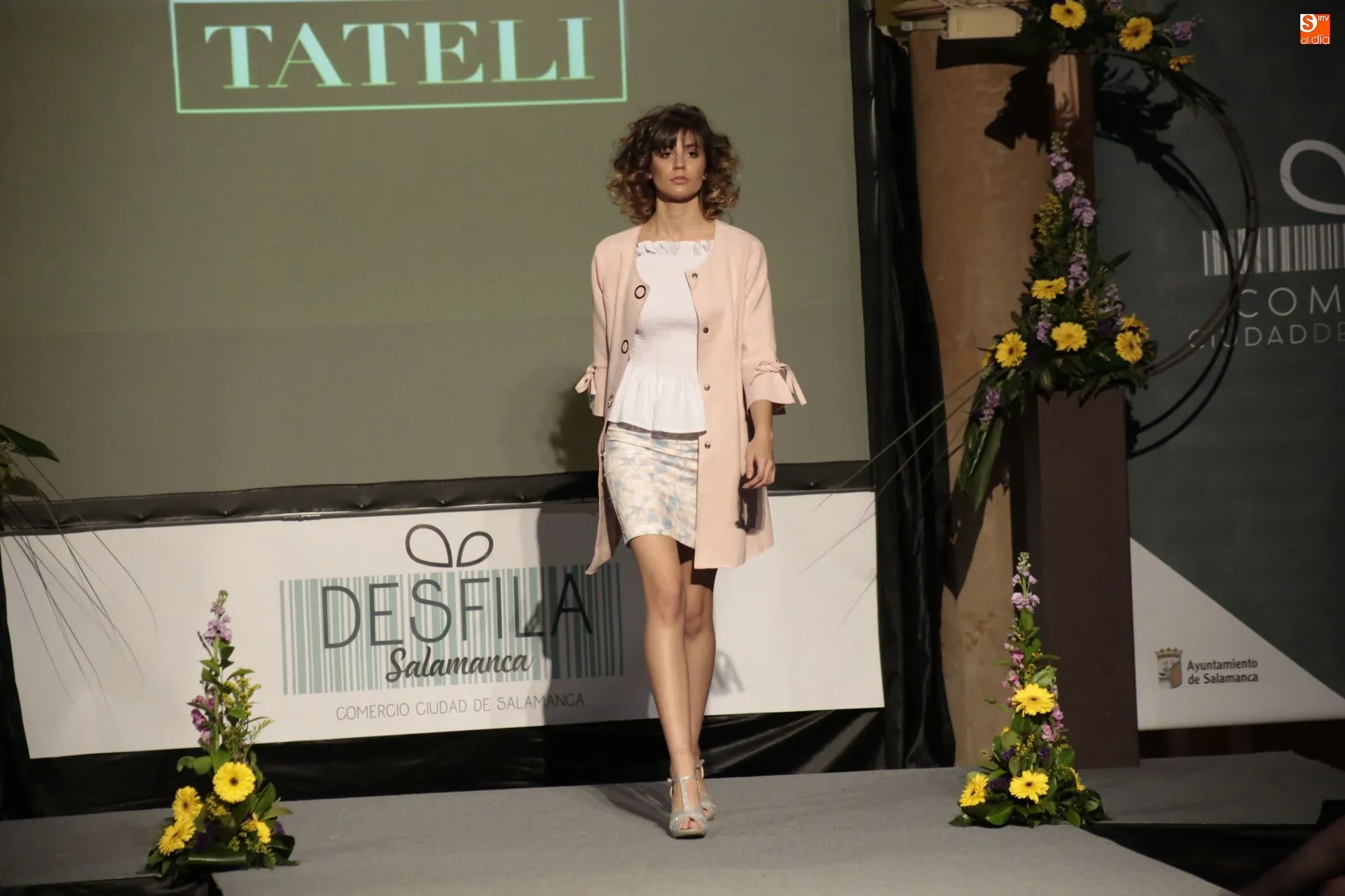 Una de la modelos en el evento  Desfila Salamanca / Foto: Alejandro López