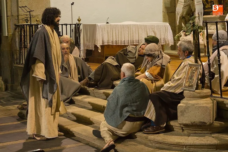 Mogarraz disfruta un año más de ‘La Pasión de Cristo’ en la iglesia