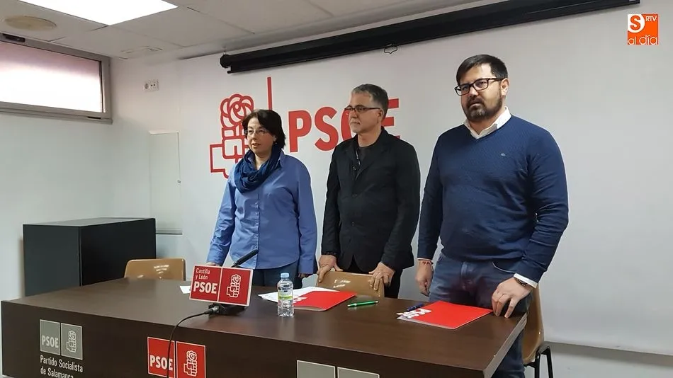 Carmen García, Manuel Ambrosio Sánchez y Óscar Maide