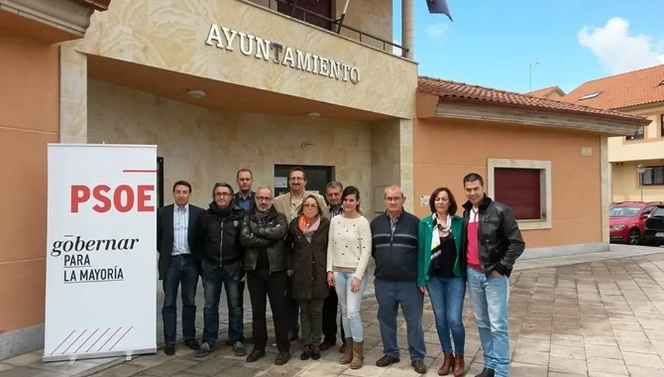 Grupo del PSOE que concurrió a las elecciones municipales de 2015 en Monterrubio de la Armuña