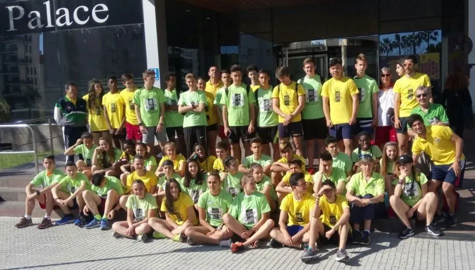 Atletas de la selección de Castilla y León