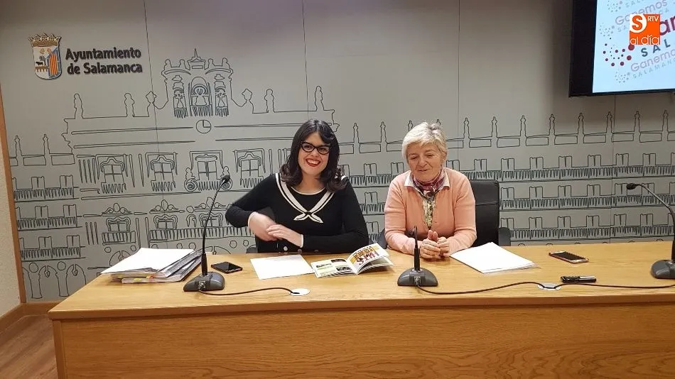 Las concejalas Virginia Carrera y Pilar Moreno