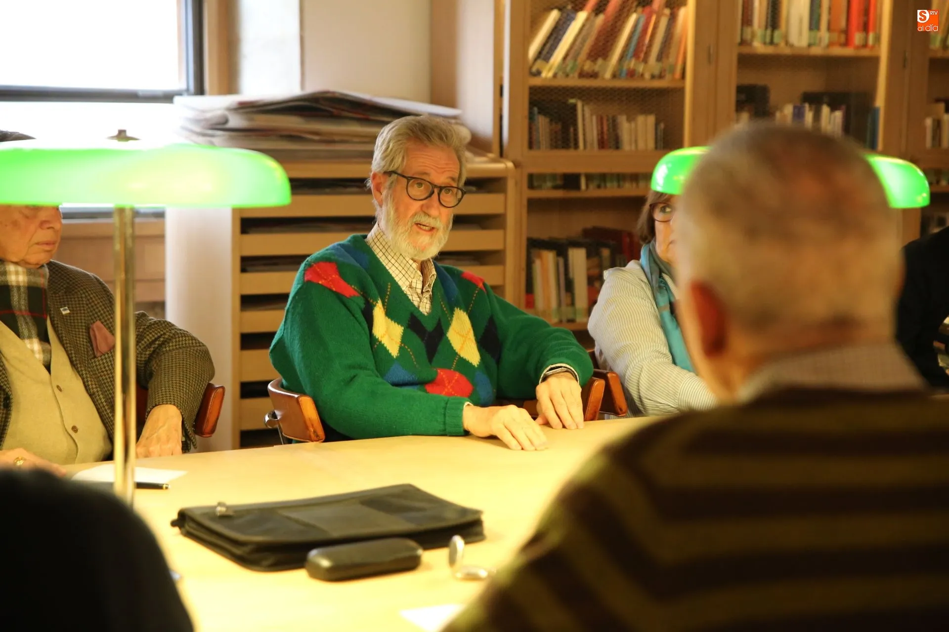 Momento de la conferencia de la Asociación Amigos de Unamuno en Salamanca / Foto: Alberto Martín