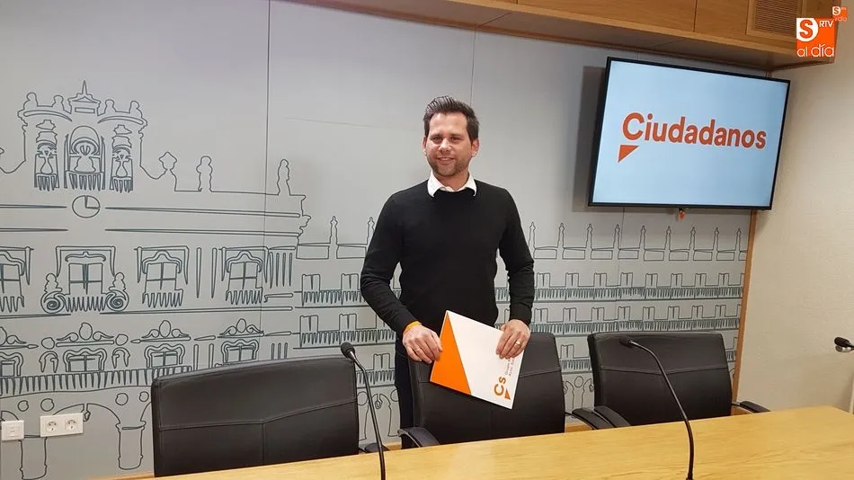 El portavoz municipal de Ciudadanos, Alejandro González