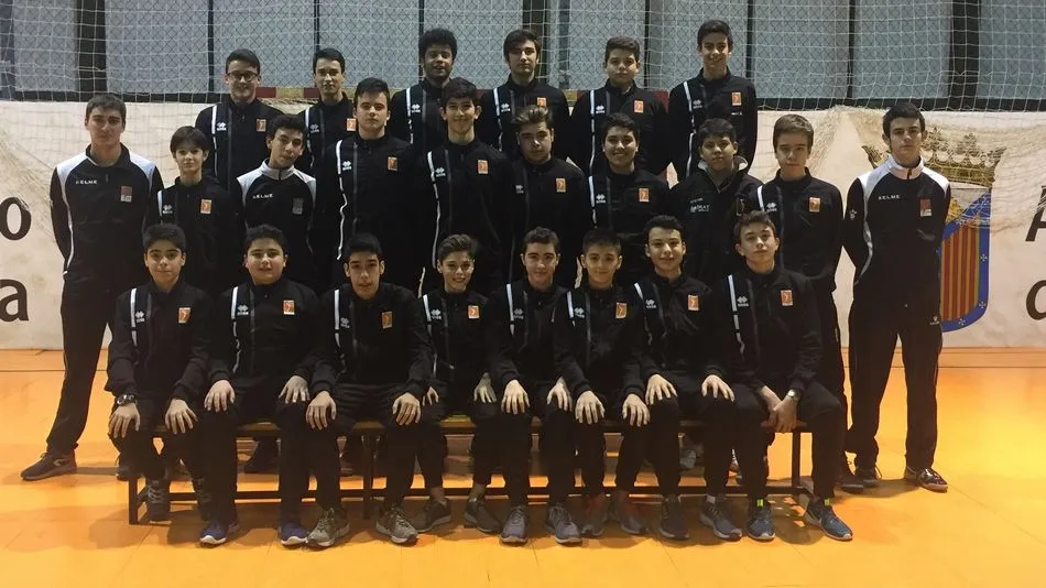 Plantilla el equipo cadete del Ciudad de Salamanca, anfitrión de la Fase Regional.