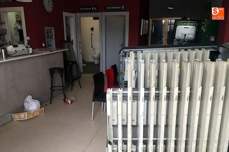 Los ladrones actuban esta pasada madrugada en el bar de la estación de autobuses de Peñaranda