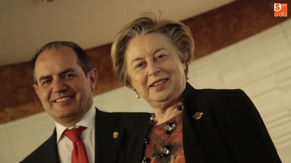 Josefina Cuesta en su conferencia sobre la mujeres en la Universidad / Foto: Alejandro López
