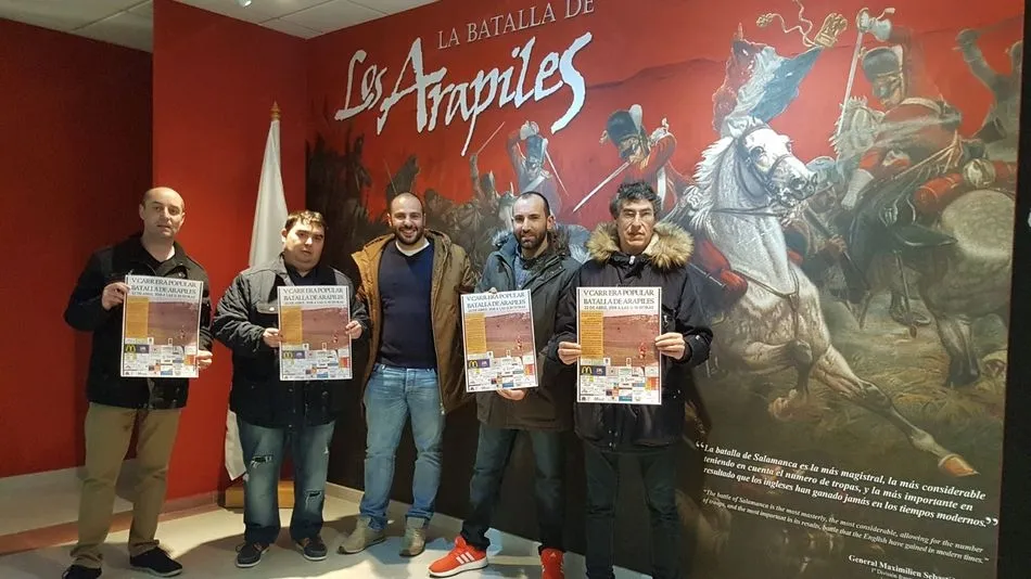 Los organizadores, durante la presentación.